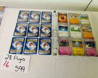 28 Pages Of Pokemon Cards 