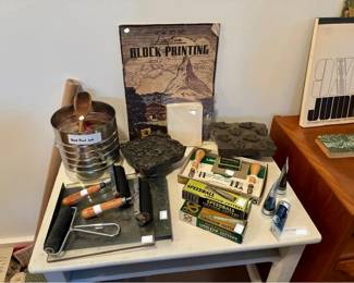 Block printing tools
