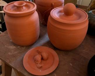 unglazed pottery