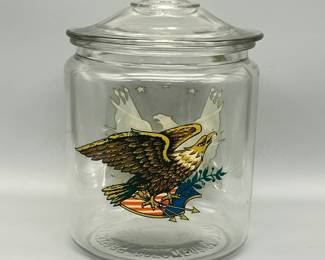 Tom's Country Store Eagle Snack Jar