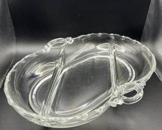 Fostoria "Century" divided relish dish