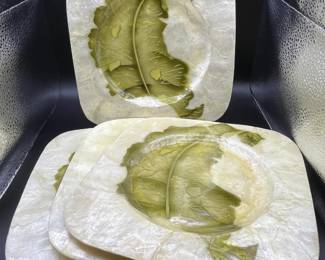 Bombay Banana Leaf Plates-set of 4