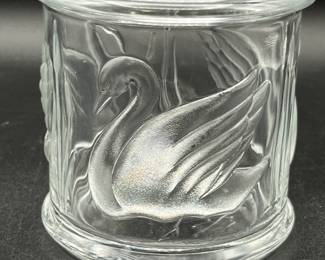 Gloria Vanderbilt Swan Vanity Jar