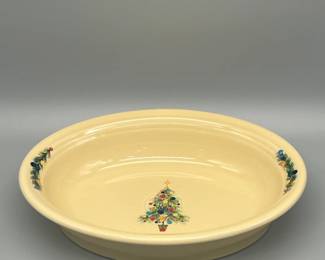 Fiesta Ware Christmas Tree Serving Bowl