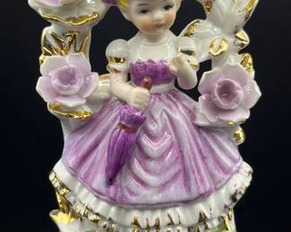 Vintage K-mart Lavender Dress Girl Figurine