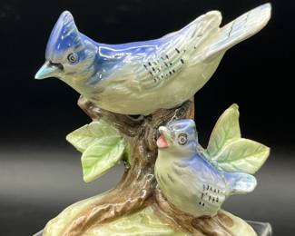 Blue Jay Figurine- Made in Japan