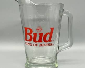 Budweiser "Bud" King of Beers- 9" pitcher