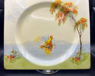 1930's Royal Staffordshire Biarritz Plate