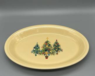 Fiesta Ware 14" Christmas Oval Serving platter