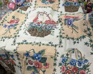 Vintage quilts and linens