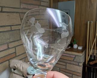 Laser etched glassware 