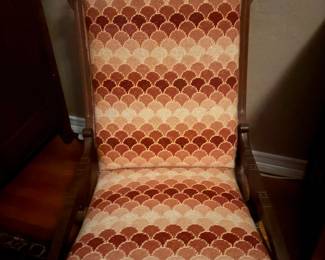 Antique Eastlake Platform Rocker-beautiful condition!