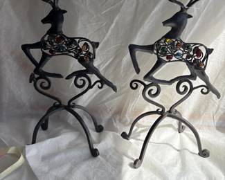 Reindeer Candle Holders