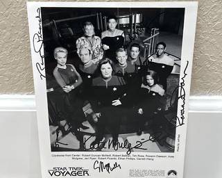 Authentic Star Trek Cast Photo with Autographs