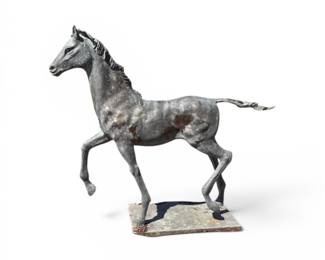 Large 5ft Cast Horse Sculpture with Bronze Finish