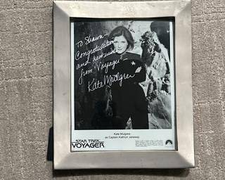 Kate Mulgrew Signed Star Trek Photo