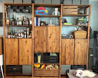 Customized and Stained IVAR Storage Unit (Early American Stain)
