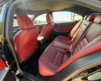 2015 Lexus IS 350.  ~52,000 miles. Zero accidents. F-Sport package, red leather heated/aircon'd seats.  Minor cosmetic scrapes.  Side mirror plastic cracked.  More pics available upon request.