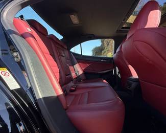 2015 Lexus IS 350.  ~52,000 miles. Zero accidents. F-Sport package, red leather heated/aircon'd seats.  Minor cosmetic scrapes.  Side mirror plastic cracked.  More pics available upon request.