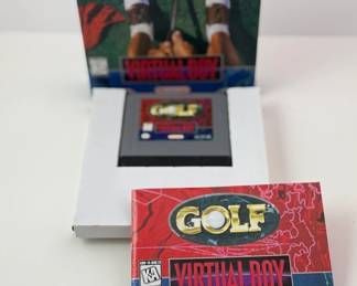 Nintendo Virtual Boy Game: Golf - Box in good shape - Manual included