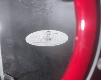 Sticker showing the guitar is domestic.
