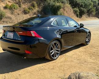 2015 Lexus IS 350.  ~52,000 miles. Zero accidents. F-Sport package, red leather heated/aircon'd seats.  Minor cosmetic scrapes.  Side mirror plastic cracked.  More pics available upon request.