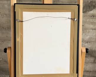 This lot features an original watercolor by listed artist, Martino Dorce. Signed lower right, professionally framed, and measures in frame, 22.75” H x 18.75” W.