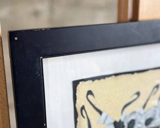 This lot features an original watercolor by listed artist, Martino Dorce. Signed lower right, professionally framed, and measures in frame, 22.75” H x 18.75” W.