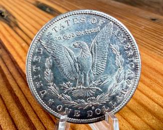 This lot features a 1889-S Morgan Dollar.