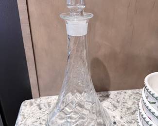 Orrefors "Cascade" Crystal Decanter