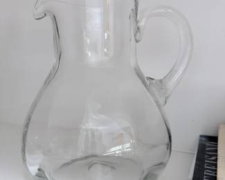 Clear Glass Pitcher