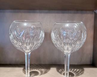 Waterford Crystal "Millennium Love Hearts" Balloon Wine Glasses (Set of 2)