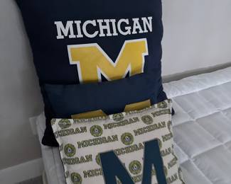 University of Michigan Wolverines Throw Pillows