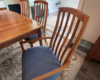 Solid Wood Dining Table and Chairs Set