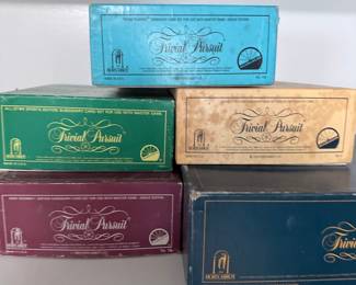 Trivial Pursuit Subsidiary Card Sets (Young Players, All-Star Sports, Baby Boomers, Genus II)