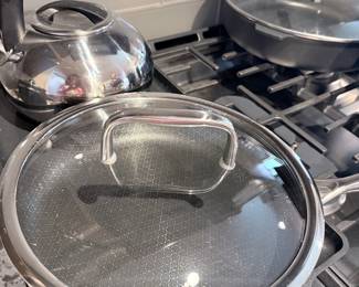 Pampered Chef Nonstick Fry Pan with Glass Lid