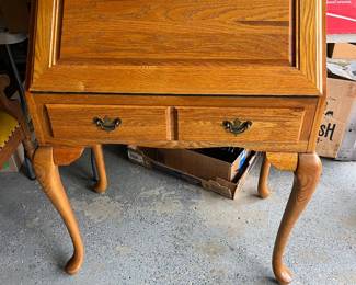 Broyhill Oak Drop-front Secretary