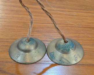 Antique Brass Tingsha Cymbals