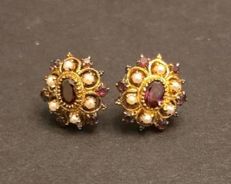 Vintage Costume Earrings