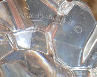 Val Saint Lambert Crystal Eagle Figurine second image