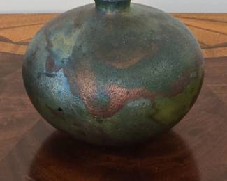 Daum Nancy Raku Vase