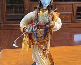 Handmade Fabric Lord Krishna Doll