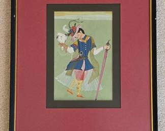 Mughal Miniature Painting of a Nobleman