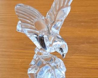 Val Saint Lambert Crystal Eagle Figurine