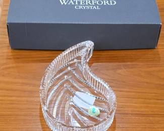 Waterford Crystal Leaf Dish