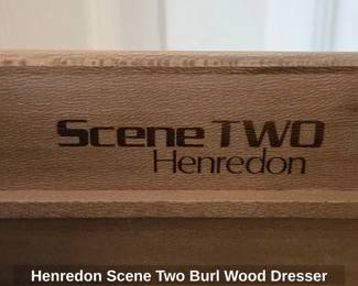 Henredon Scene Two Burl Wood Dresser second image