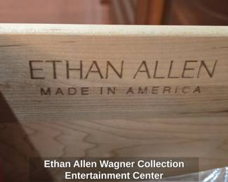 Ethan Allen Wagner Collection Entertainment Center second image