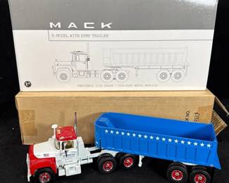 MACK Diecast 1:34 R-Model With Dump Trailer * First Gear