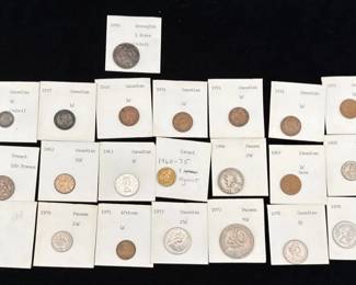 1890-1978 Vintage Coin Lot * Canada * Panama * Africa * Israel * Norway Coins
