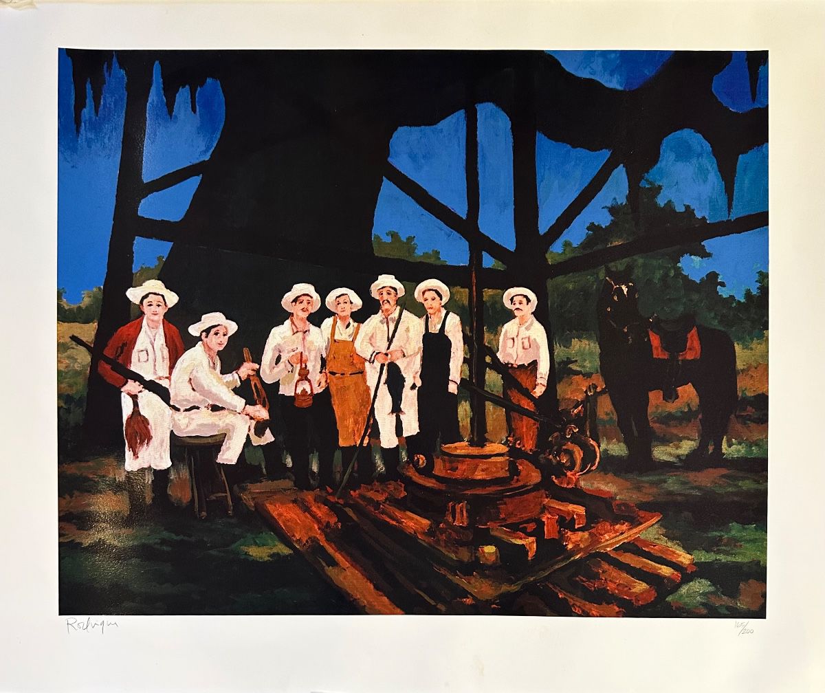 “Louisiana Gold” George Rodrigue … We have a total of SIX of these Serigraphs all numbered & signed by artist.
